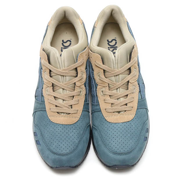 avis-basket-asics-gel-lyte-3-x-mas-blue-mirage  Chaussures de sport mode,  Chaussure sport, Tête de sneaker