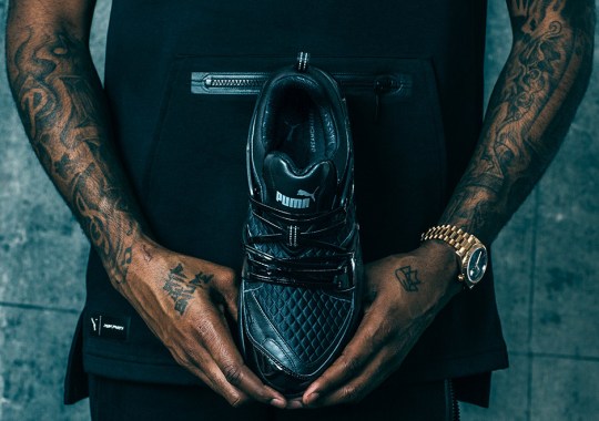 Meek Mill and del puma Continue “Dream Chasers” Collection With Blacked-Out Sneakers