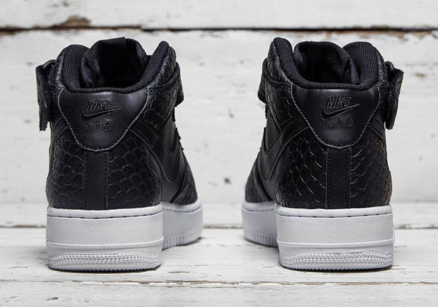 The Nike Air Force 1 Mid With Black Python Is Available