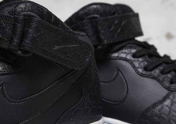 The Nike Air Force 1 Mid With Black Python Is Available - SneakerNews.com