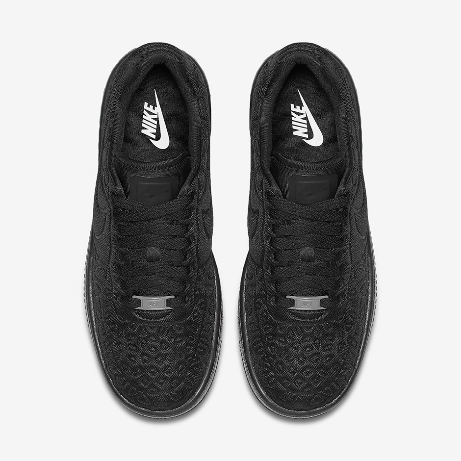 Nike Air Force 1 Upstep Se Triple Black 3