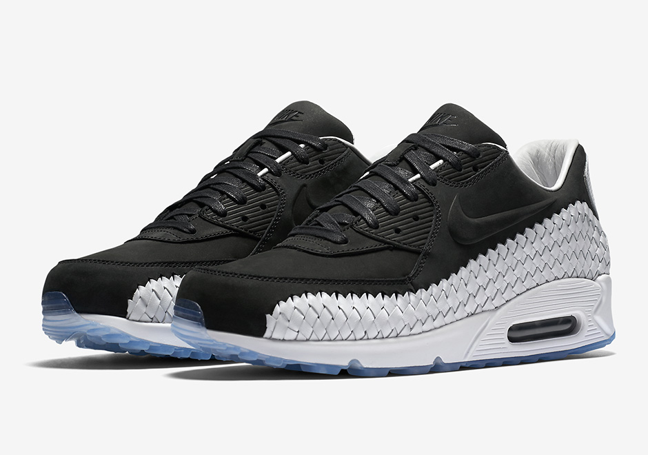 Nike Air Max 90 Woven Black White Ice 01