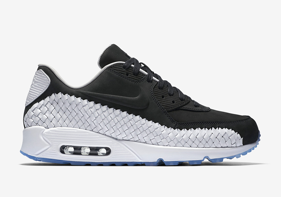 Nike Air Max 90 Woven Black White Ice 02