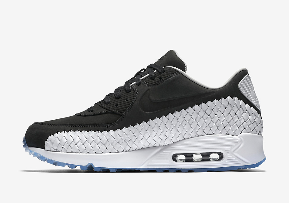 Nike Air Max 90 Woven Black White Ice 03