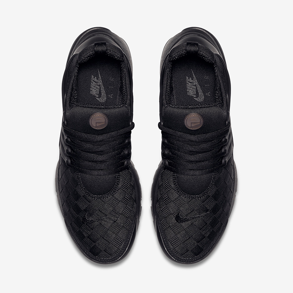 Nike Air Presto Woven Triple Black 4