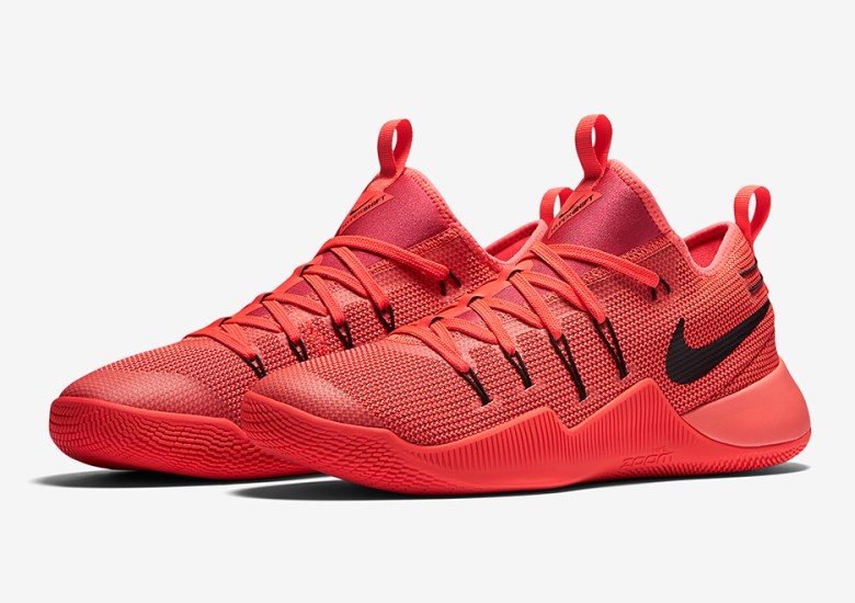 The New Nike Hypershift Basketball Shoe Arrives In A Trendy “All-Red” Look