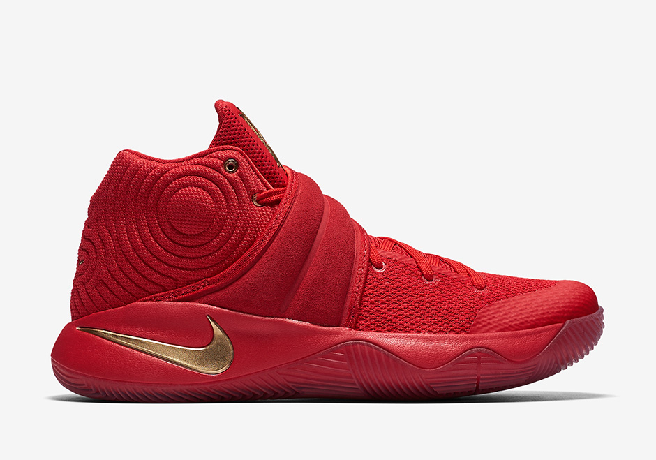 Kyrie 2 cheap mens gold