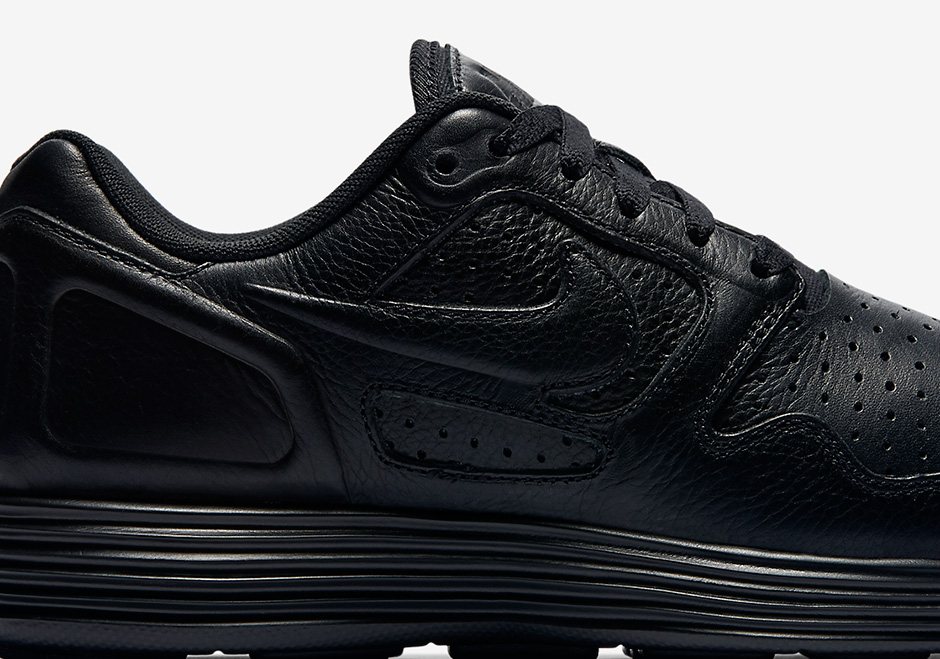 Nike Lunar Flow Leather Triple Black 01