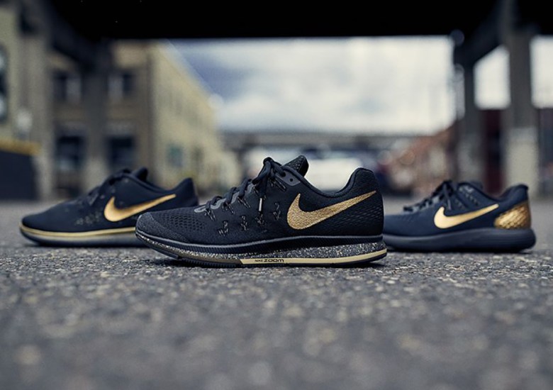 Nike Running Black And Gold Collection |