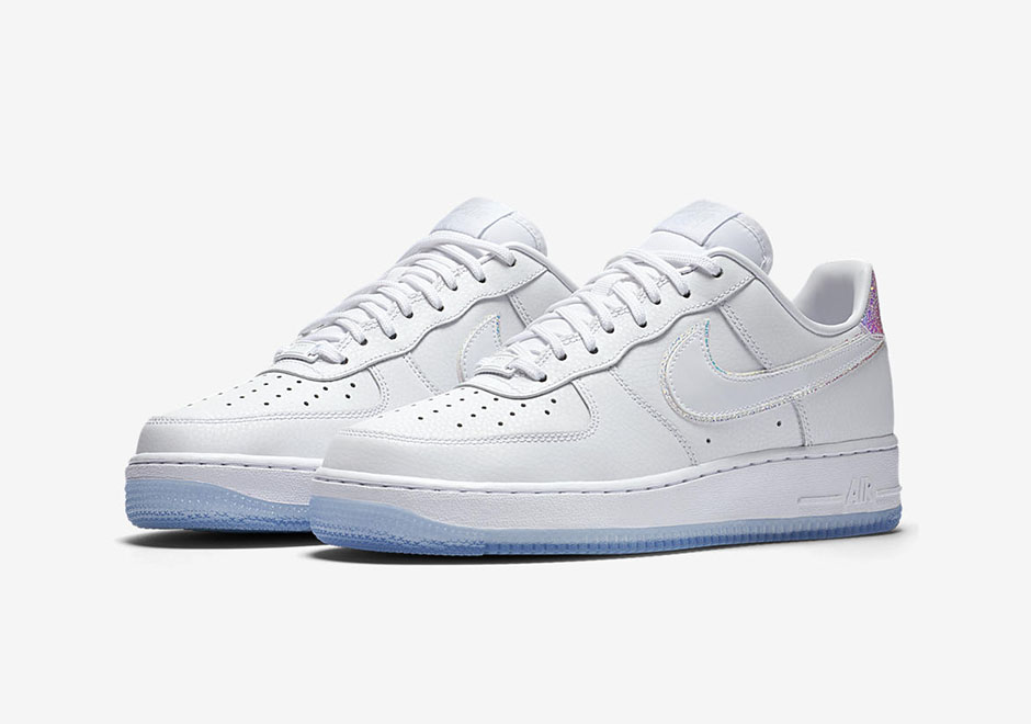 air force 1 with clear sole