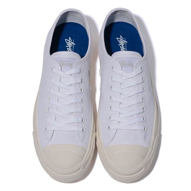 Stussy Converse Jack Purcell White 1
