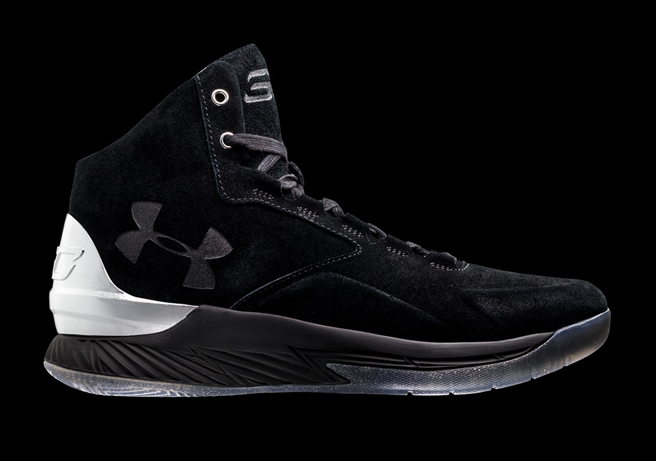 Under Armour Curry 1 Lux Suede Navy 