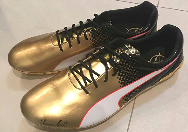 puma one8 gold spike