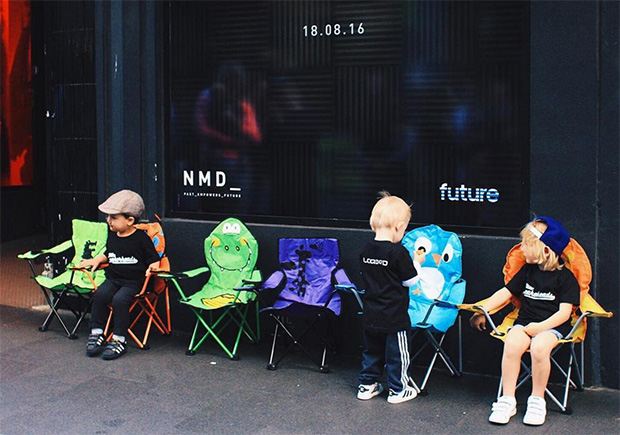 Baby Hypebeasts Are Already Camping Out For The Yeezy Boosts