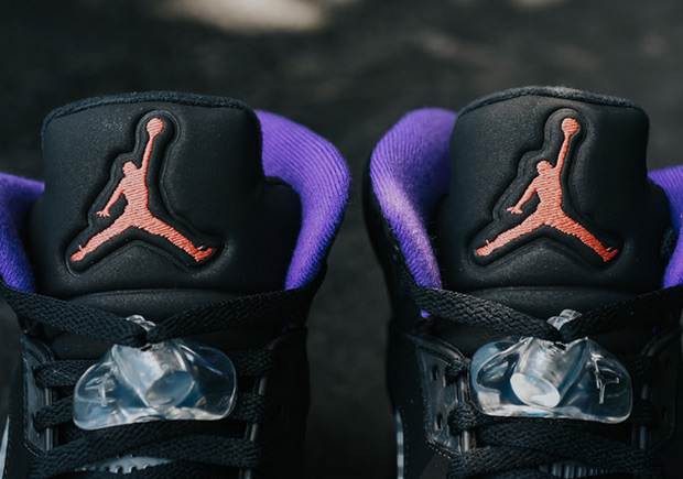 Air Jordan 5 Retro Gg Raptors Black Ember Glow Fierce Purple 1