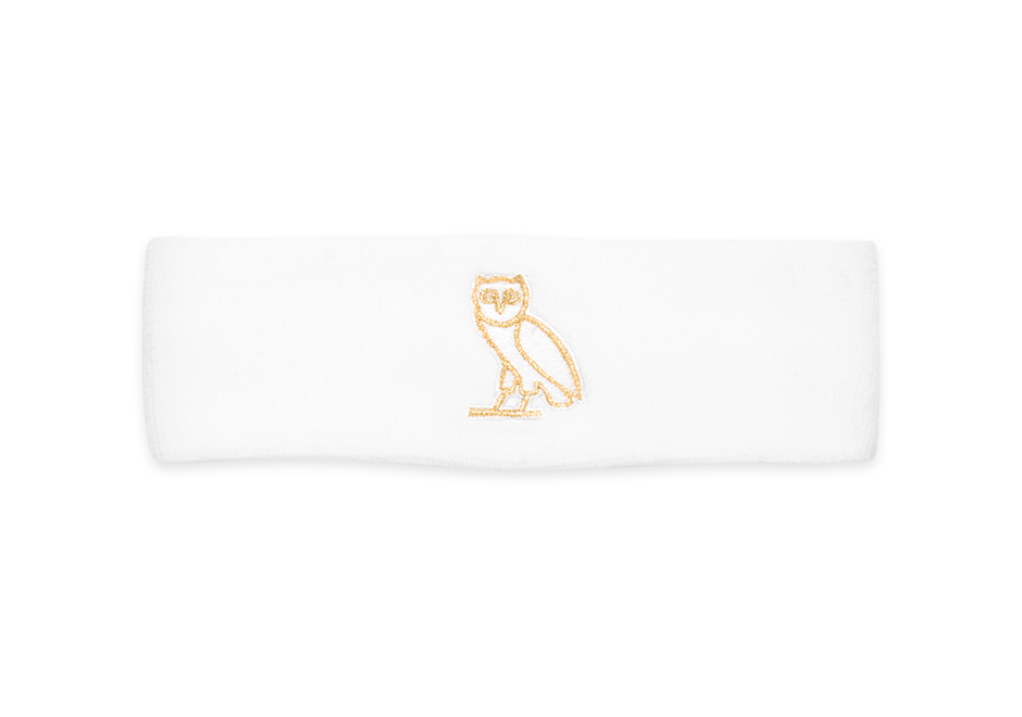 Ovo X Jordan 16 Head Band White Front Original