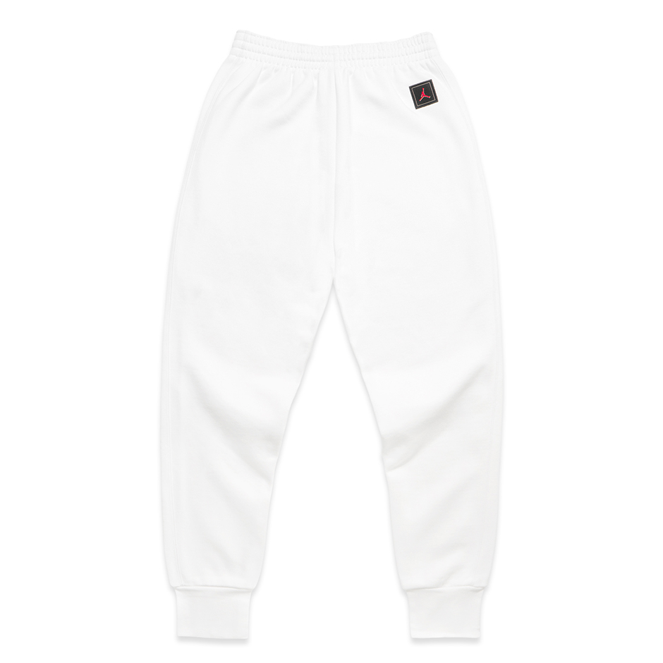 all white jordan sweatsuit