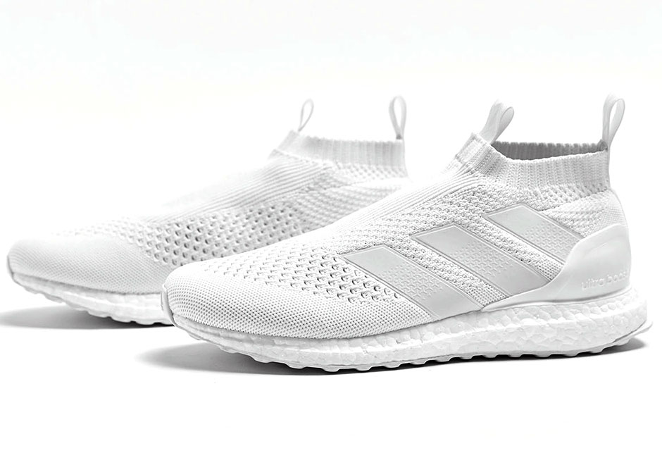 Triple White Adidas Ace 16 Purecontrol Ultra Boost 1