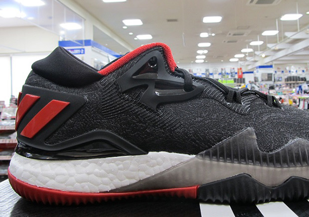 Adidas Crazylight Boost 2016 Low Black Red White 1