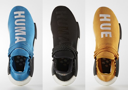 Five adidas NMD “Human Race” Colorways By Pharrell Are Releasing Soon