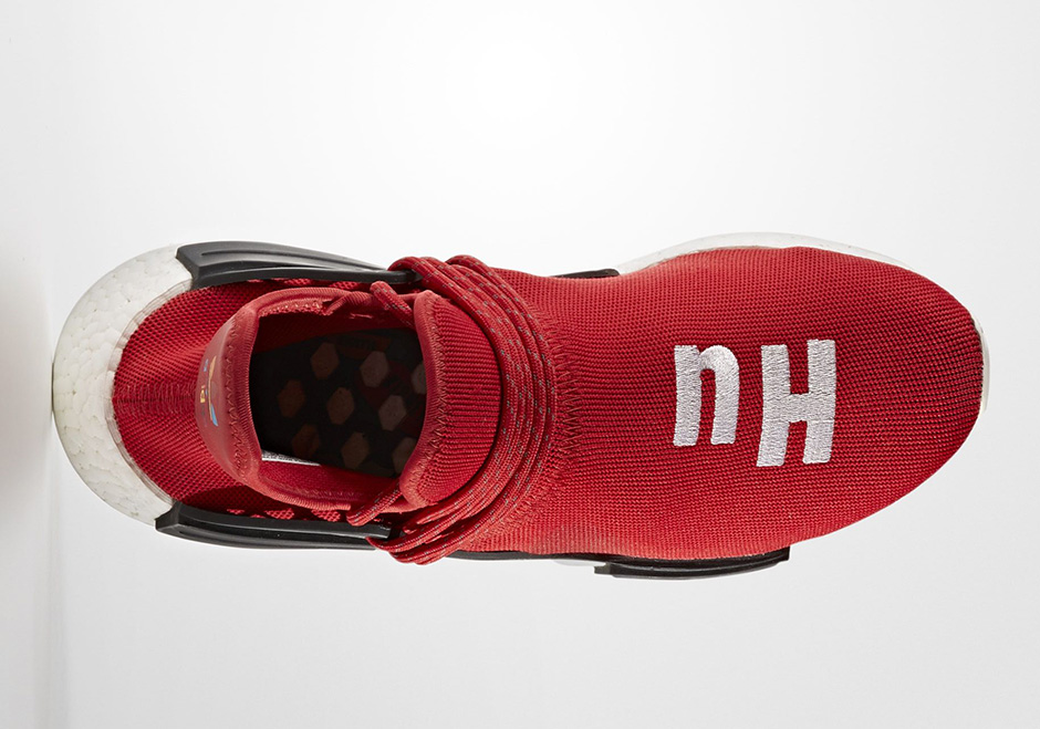 human races shoes red