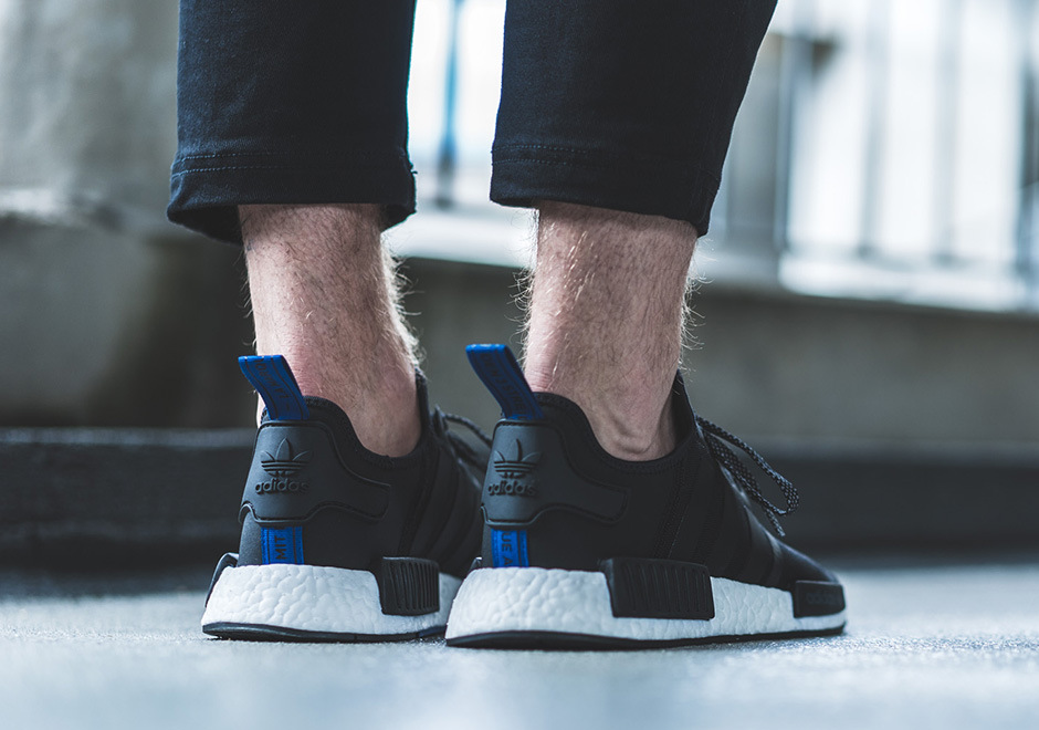 Adidas Nmd R1 Black Blue 3