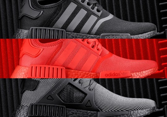 Reserve adidas NMDs With Red Boost And Black Boost Now