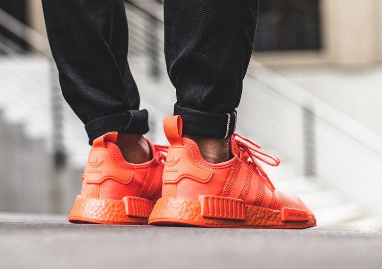 Euro Shops Dropped The adidas NMD R1 “Solar Red” Today