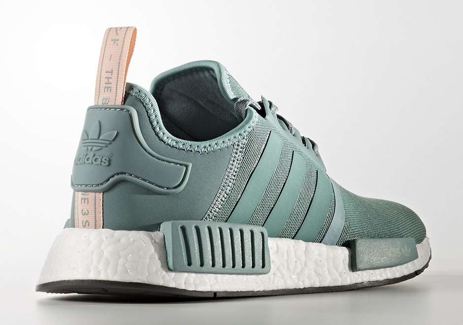 pink and green nmd