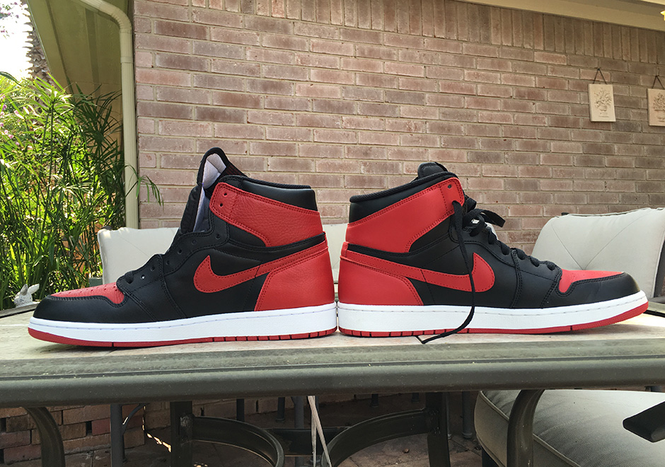 Air Jordan 1 Banned 2013 VS 2016 