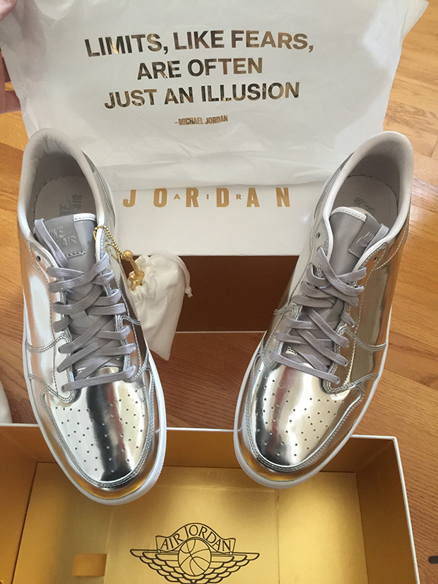 Air Jordan 1 Low Pinnacle Silver 3