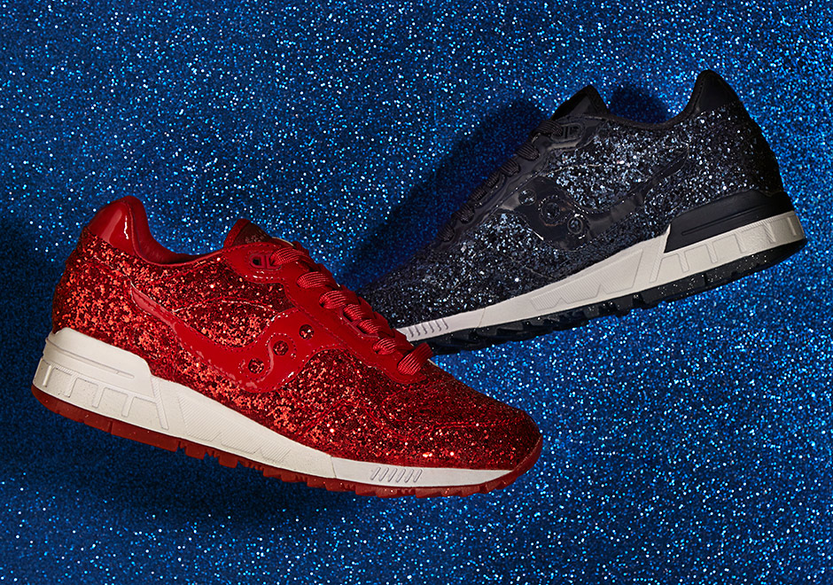 Asos White Saucony Shadow 5000 Glitter Red Navy 1