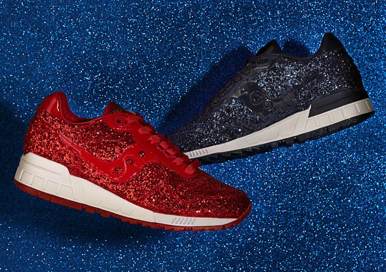 ASOS White and Saucony Collab For Glittered Shadow 5000 Colorways