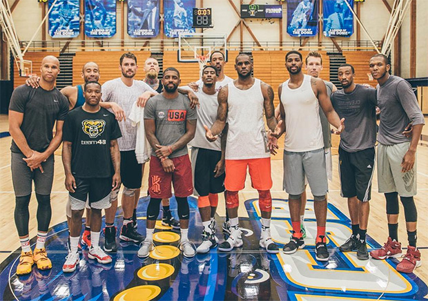 Kyrie Irving Posts Epic Team Photo After Workout