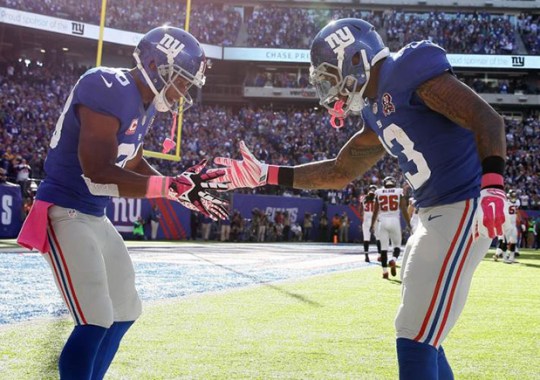 Odell Beckham Jr. And Victor Cruz To Wear Custom Nike Cleats On 9/11