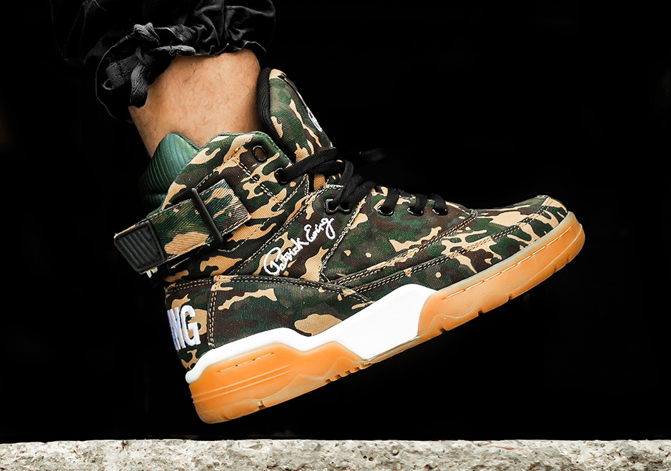 The EWING 33 Hi Suits Up In Camo and Gum
