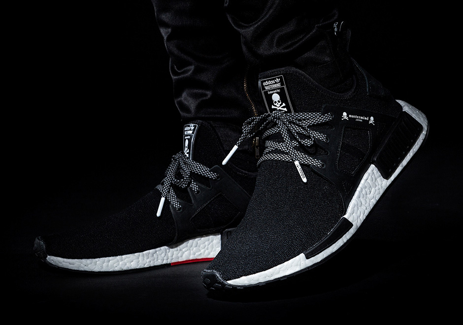 nmd black skull