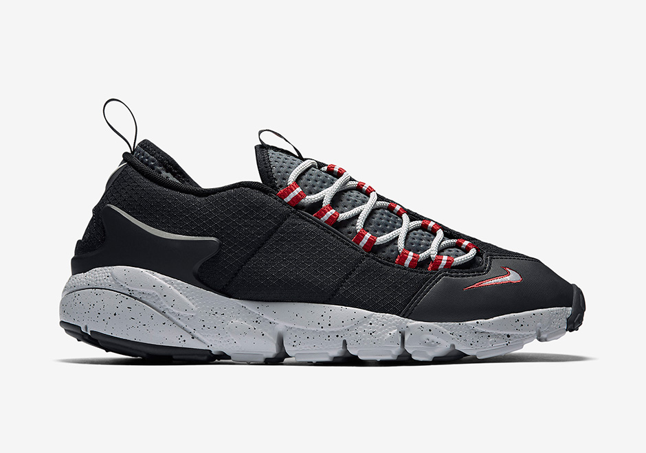 Nike Air Footscape Motion Black Wolf Grey Red 2