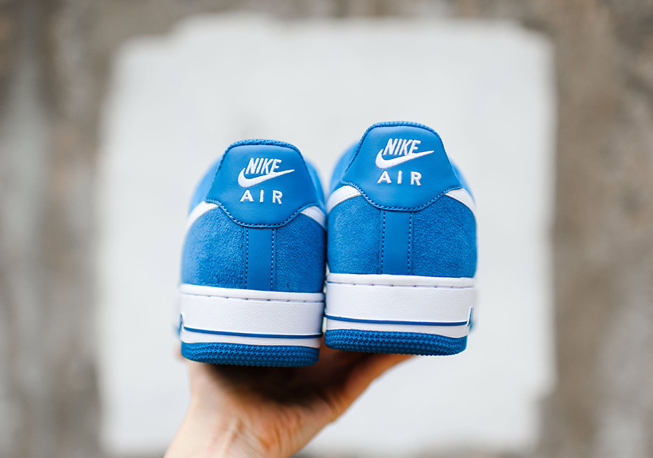 Nike Air Force 1 Low Star Blue Suede 4