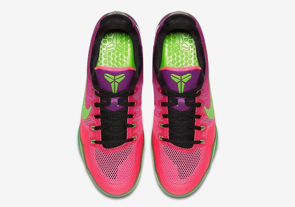 Nike Kobe 11 Mambacurial Pink Flash Action Green 04