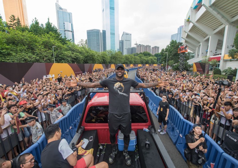 LeBron James Caps Off 12th Straight Trip To China