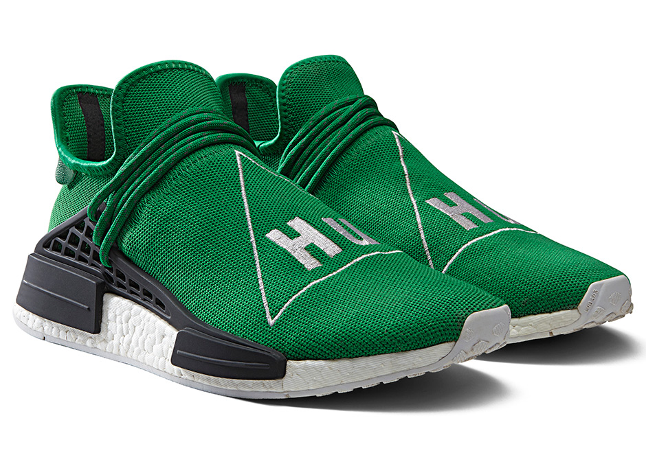 Pharrell Adidas Hu Collection Green 1
