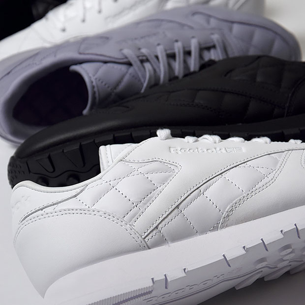 reebok classic leather quilted sneaker