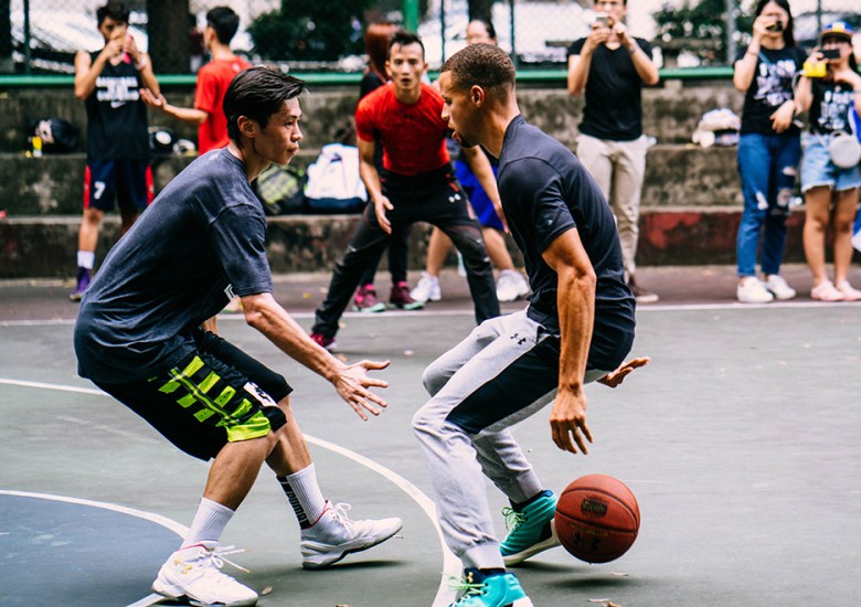 Steph Curry Laces Up The UA Curry 3 During Asia Tour