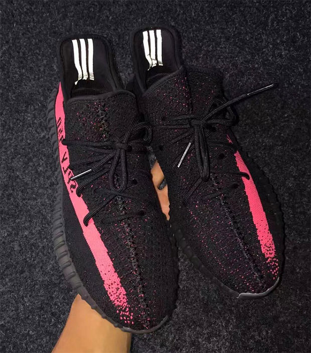 gray and pink yeezys