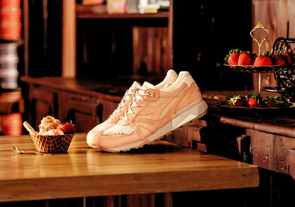 Feature and Diadora Serve Strawberry Ice Cream For Part 2 Of Their "Gelato" Series