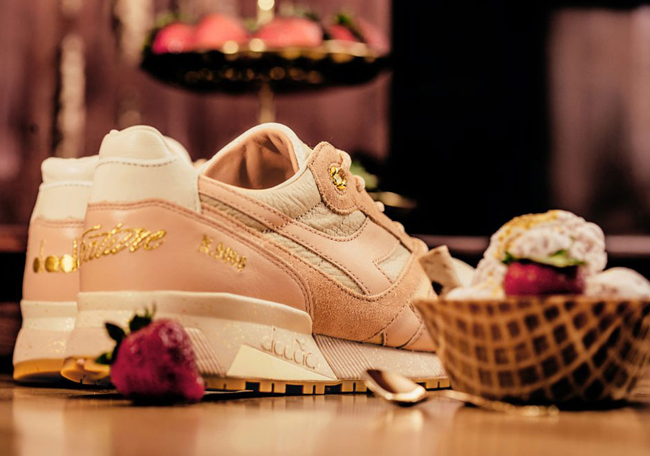 Feature Diadora N9000 Strawberry Gelato 4