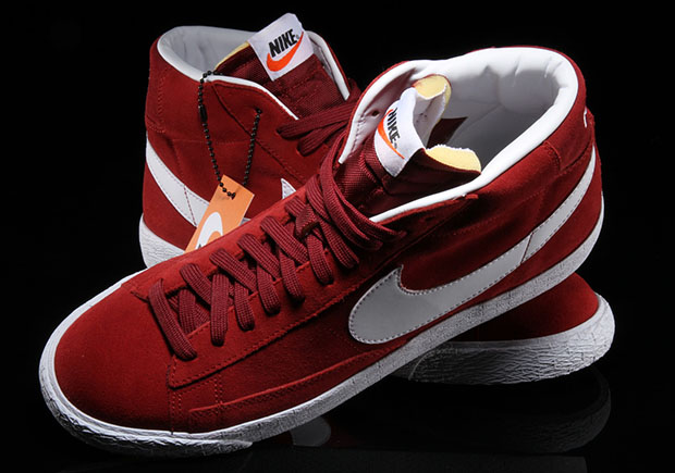 Nike Blazer Team Red Suede 429988-603 | SneakerNews.com