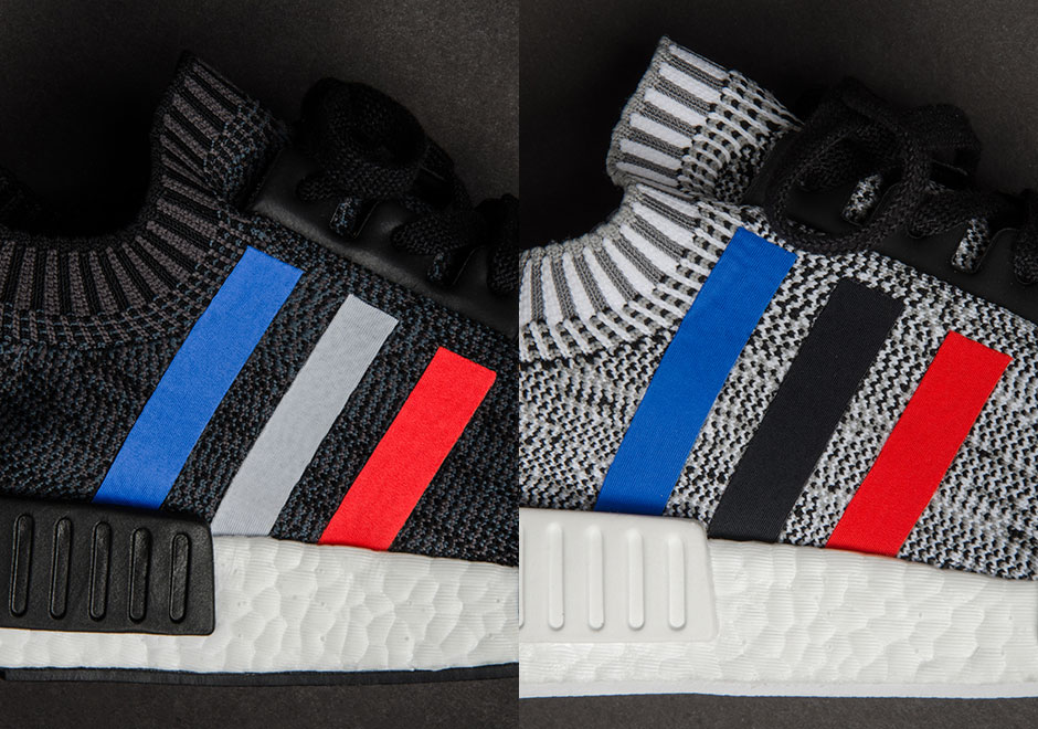 nmd primeknit tri color