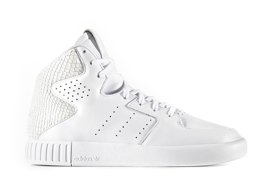 adidas tubular invader white